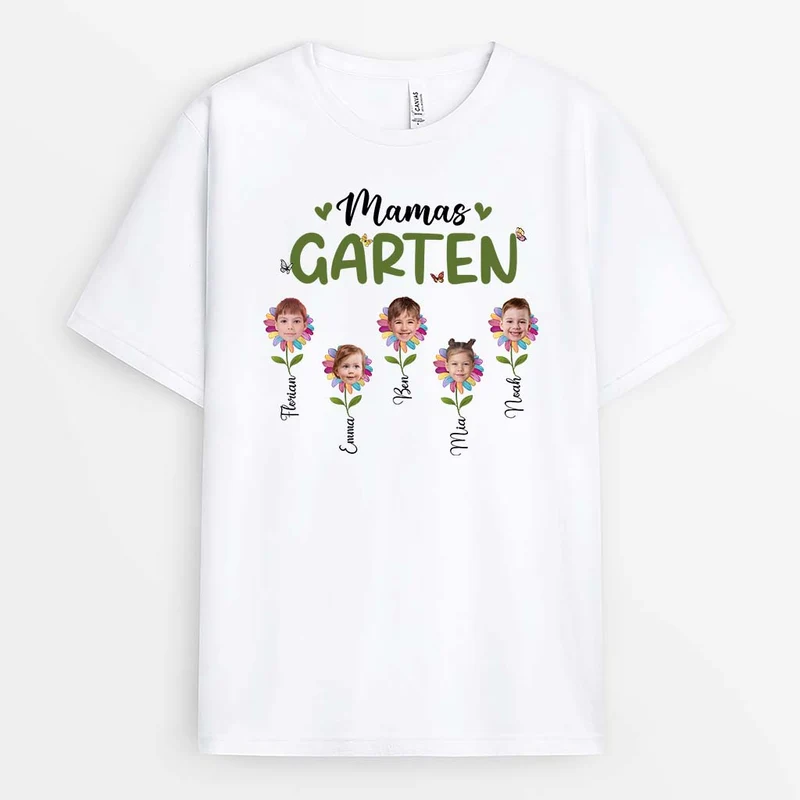 Mamas/Omas Garten - Personalisiertes Geschenk | T-shirt für Frauen