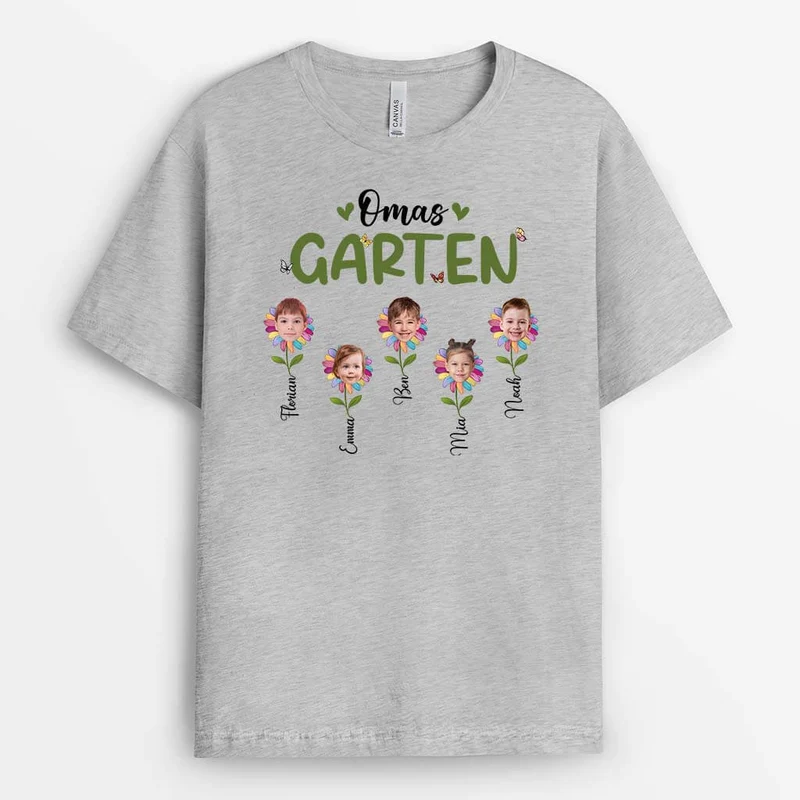 Mamas/Omas Garten - Personalisiertes Geschenk | T-shirt für Frauen