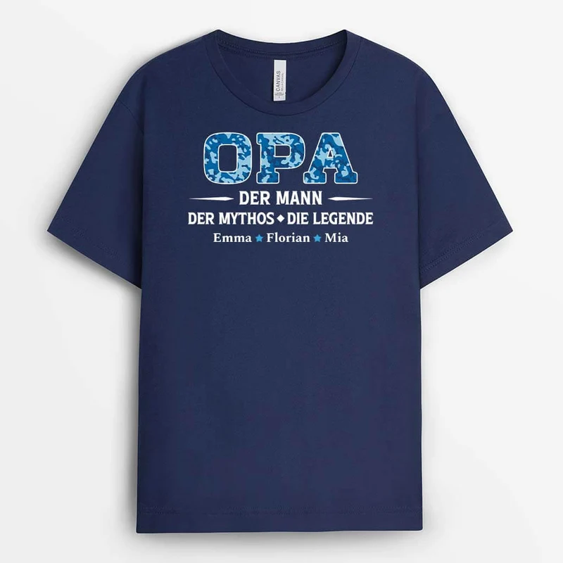 Der Mann Der Mythos Die Legende - Personalisiertes Geschenk | T-Shirt für Herren