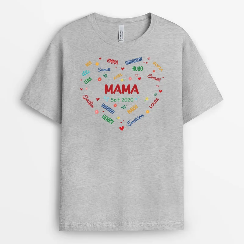 Liebe Großmutter Oma - Personalisiertes Geschenk | T-shirt für Omas