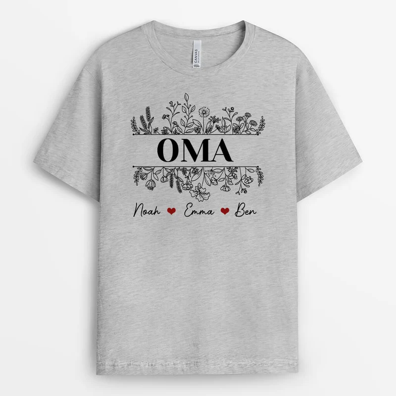 Omas Liebling - Personalisiertes Geschenk | T-shirt für Omas