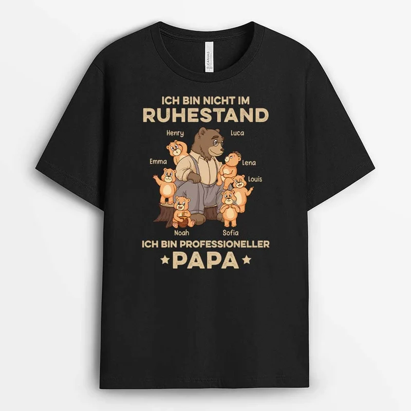 Ich Bin Nicht Im Ruhestand Ich Bin Ein Professioneller Opa - Personalisiertes Geschenk | T-shirt für Opas