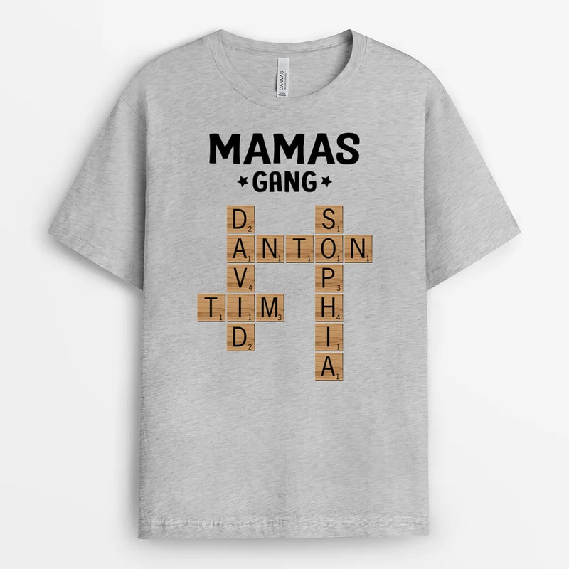 Opas Bande Puzzle - Personalisiertes Geschenk | Weißes T-Shirt für Opas