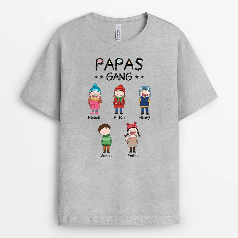 Opas/Papas Bande - Personalisiertes Geschenk | T-Shirt für Männer