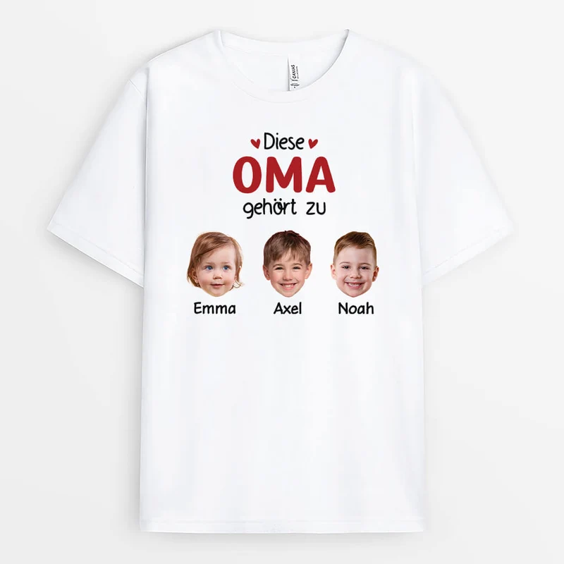 Diese Mamas Gehört Zu - Personalisiertes Geschenk | T-shirt für Mamas