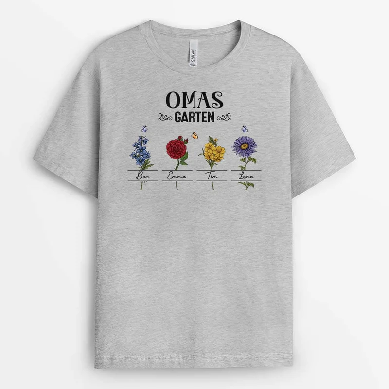 Omas Garten - Personalisiertes Geschenk | T-Shirt für Omas