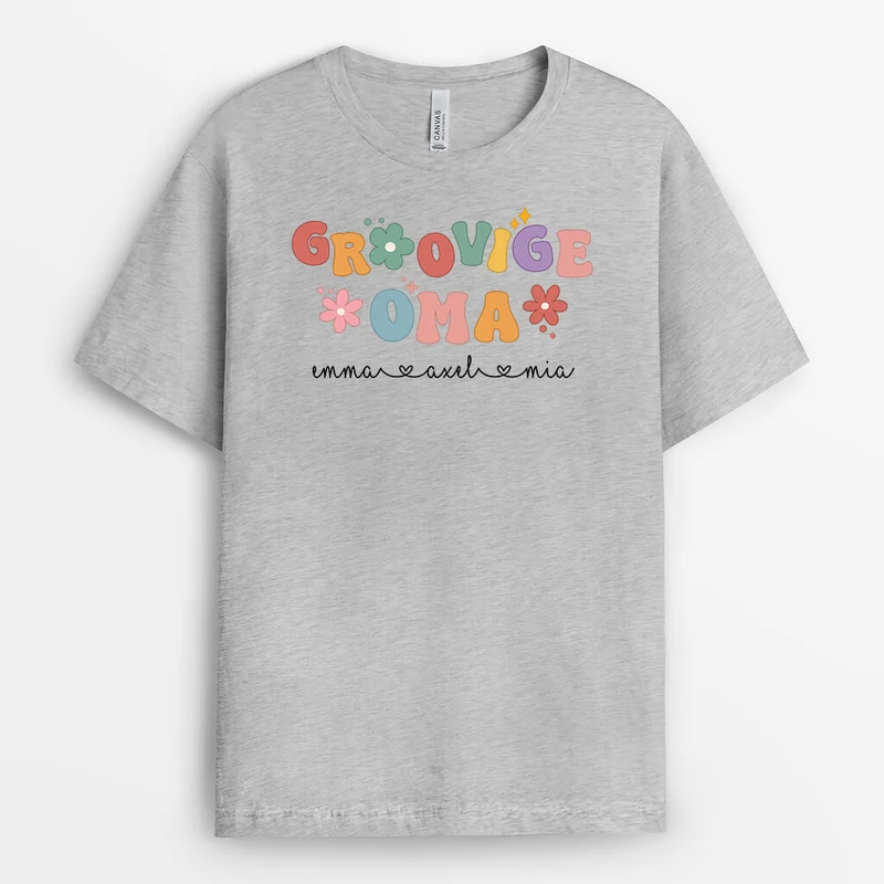 Groovige Mama - Personalisiertes Geschenk | T-shirt für Mama