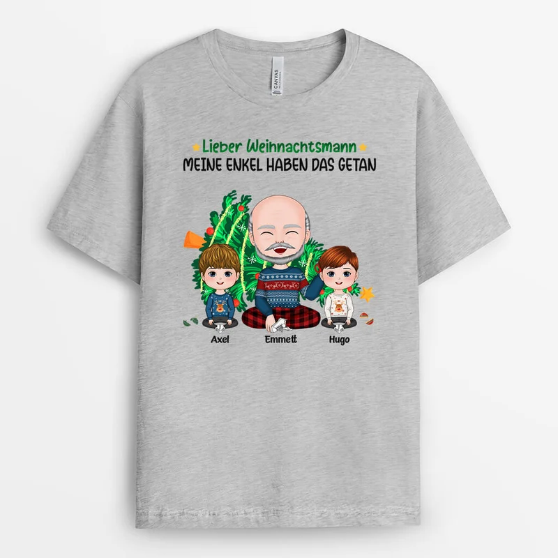 Lieber Weihnachtsmann Meine Sohn hat Es Geschafft - Personalisiertes Geschenk | T-shirt für Mamas
