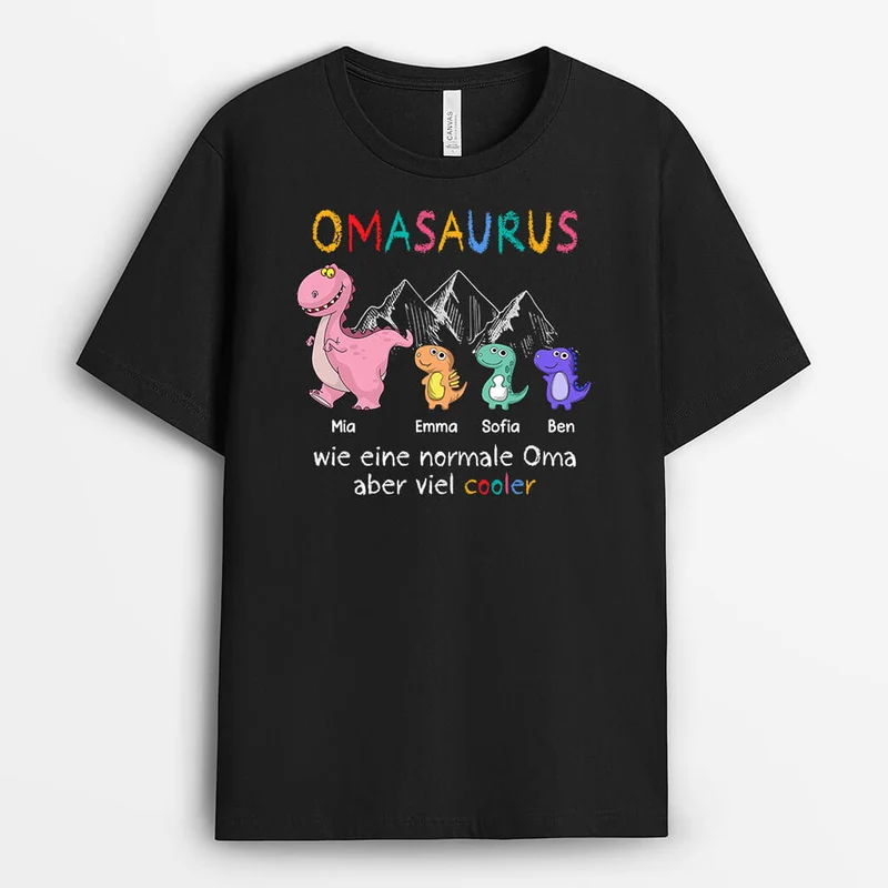 Mamasaurus Omasaurus - Personalisiertes Geschenk | T-shirt für Mamas/Omas