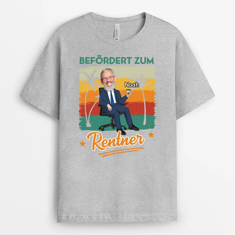 Befördert Zur Rentnerin - Personalisiertes Geschenk | T-Shirt für Frauen