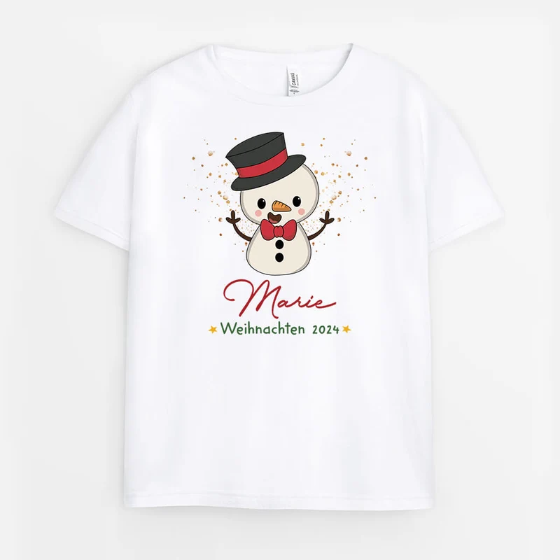 Weihnachten - Personalisiertes Geschenk | T-Shirt für Kinder zu Weihnachten