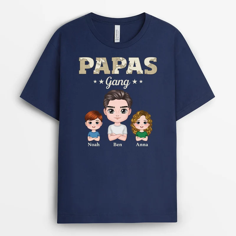 Opas/Papas Bande - Personalisiertes Geschenk | T-Shirt für Männer