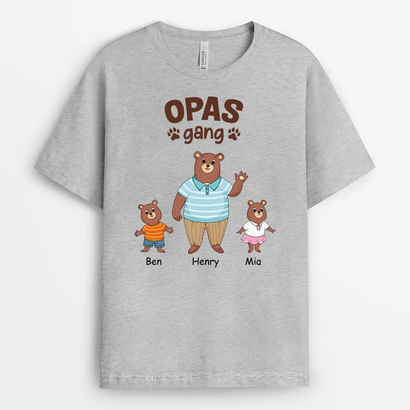 Omas/Mamas Bande Bär - Personalisiertes Geschenk | T-Shirt für Damen