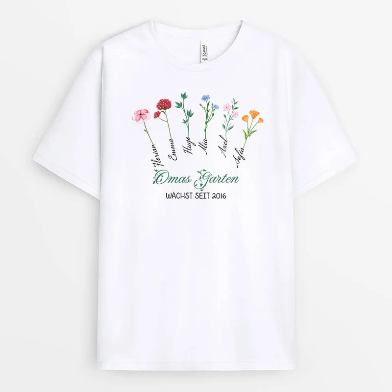 Garten Seit - Personalisiertes Geschenk | T-Shirt für Omas