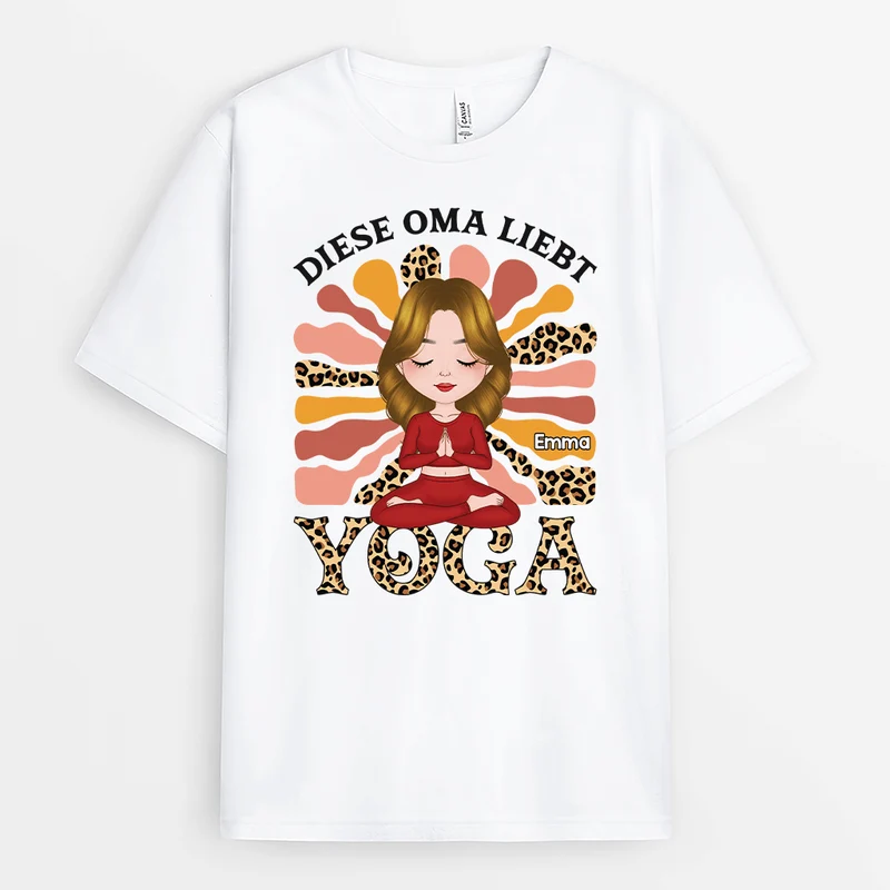 Diese Mutter Liebt Yoga - Personalisierte Geschenke | T-Shirt für Mamas
