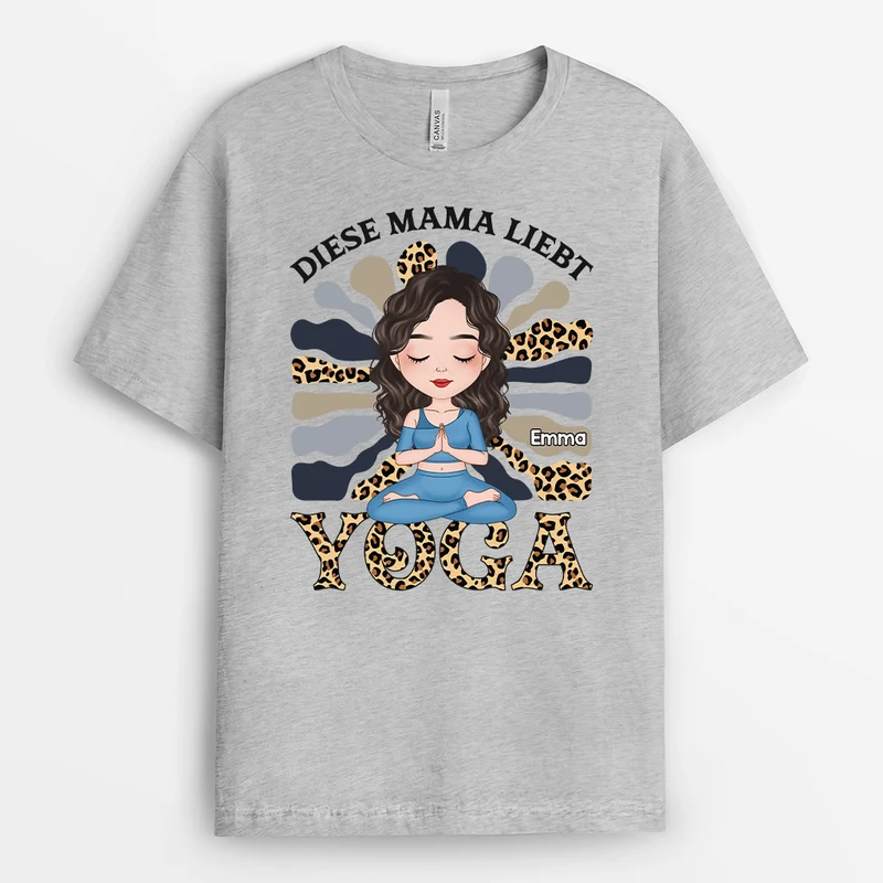 Diese Mutter Liebt Yoga - Personalisierte Geschenke | T-Shirt für Mamas