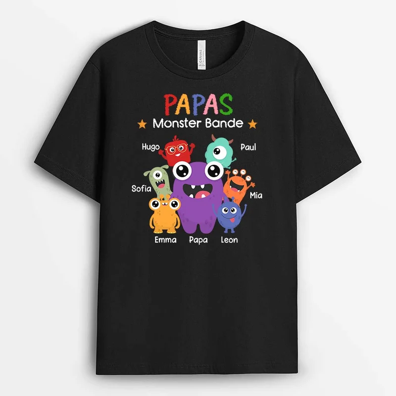 Mamas/Omas Monster Bande - Personalisiertes Geschenk | T-shirt für Frauen