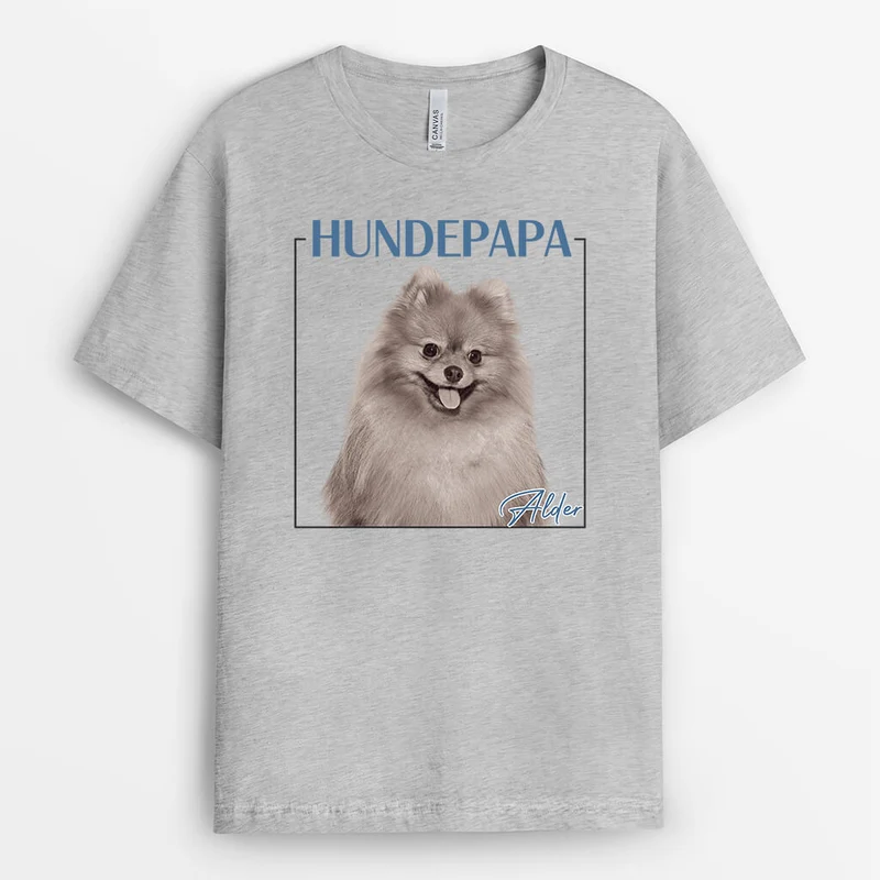 Hundemama - Personalisiertes Geschenk | T-Shirt mit Fotos für Hundeliebhaber