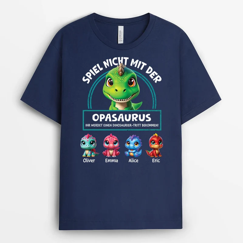 Papasaurus - Personalisiertes Geschenk | T-Shirt für Papas