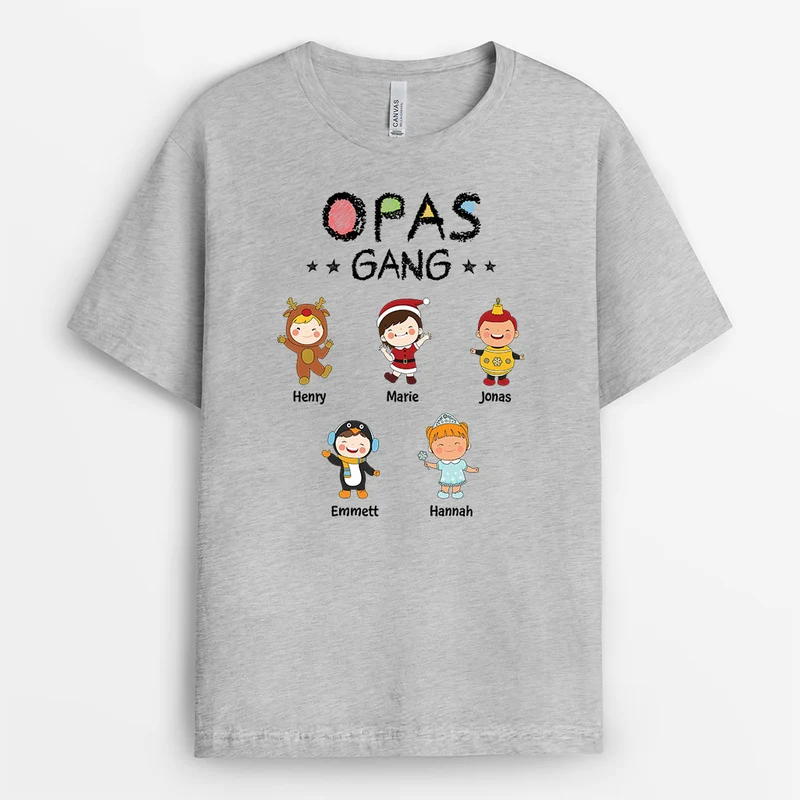 Omas/Mamas Bande - Personalisiertes Geschenk | T-Shirt für Damen zu Weihnachten