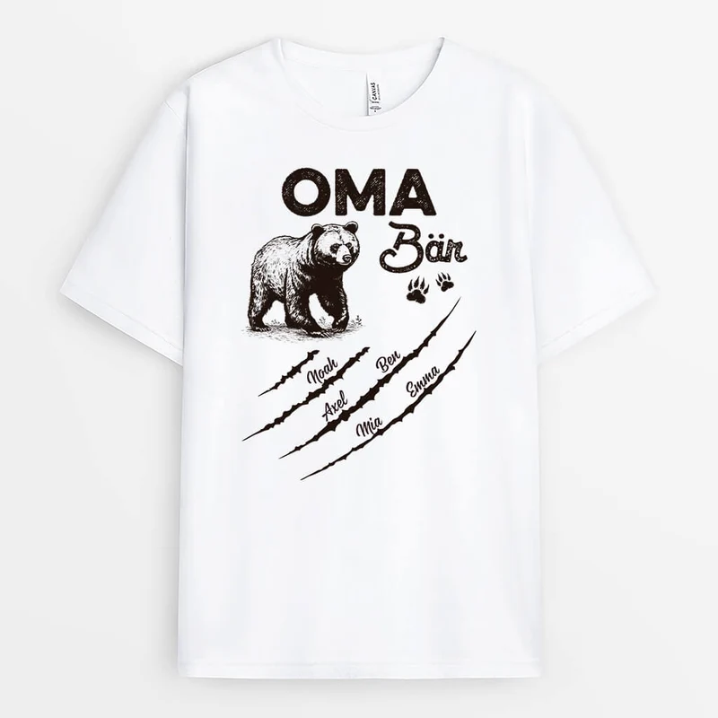 Mama Bär - Personalisiertes Geschenk | T-shirt für Mamas