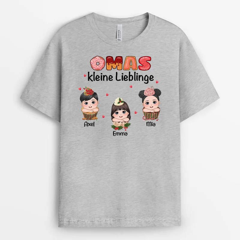 Mamas Kleine Lieblinge - Personalisiertes Geschenk | T-shirt für Mamas