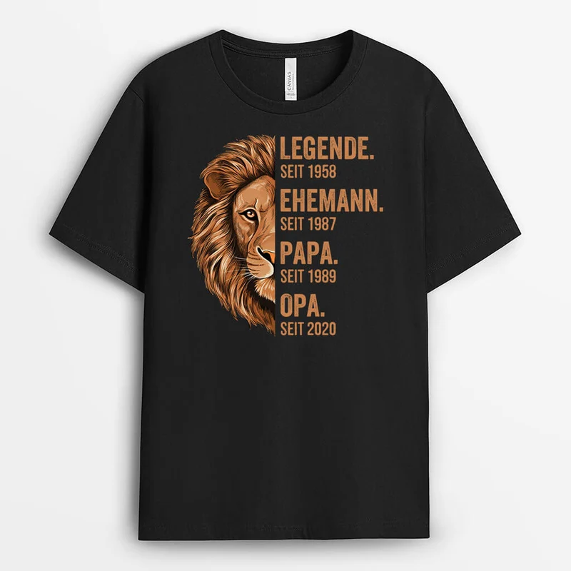 Die Legende Für Opas - Personalisiertes Geschenk | T-shirt für Opas