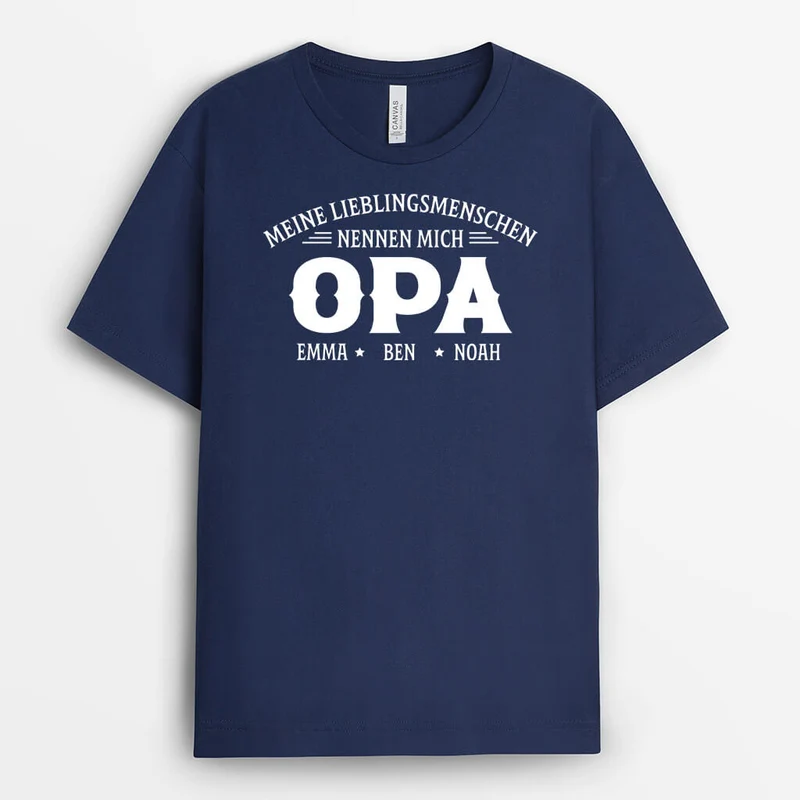 Meine Liebsten Nennen Mich Papa - Personalisiertes Geschenk | T-shirt für Papas