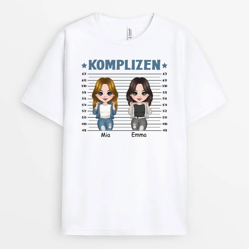 Personalisiertes Tolle Komplizen T-shirt