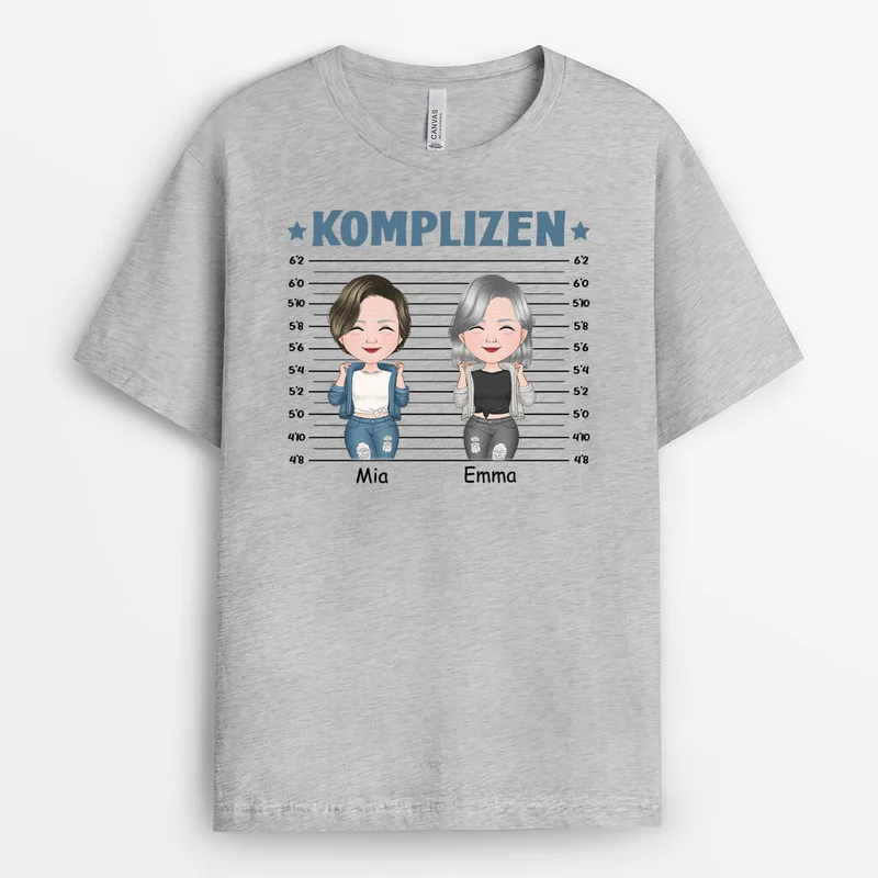 Personalisiertes Tolle Komplizen T-shirt