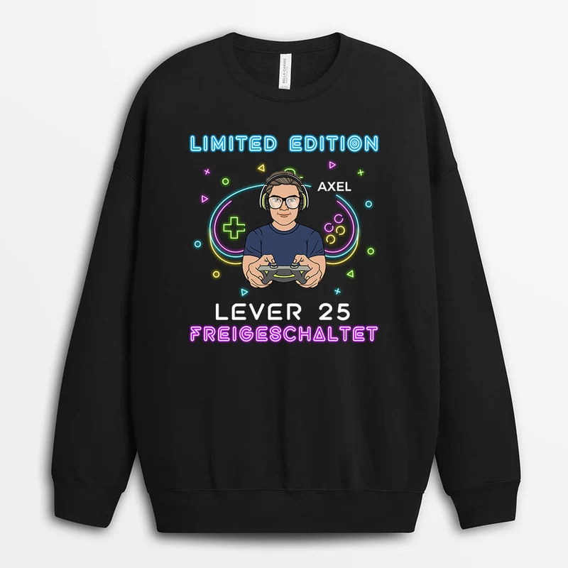 Personalisierter Level 30 Freigeschaltet Geburtstag Pullover