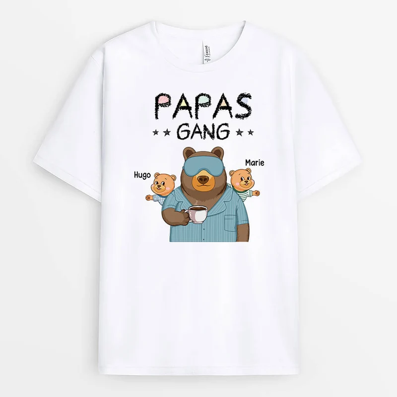 Omas/Mamas Bande Bär Wachsmalstift - Personalisiertes Geschenk | T-Shirt für Damen