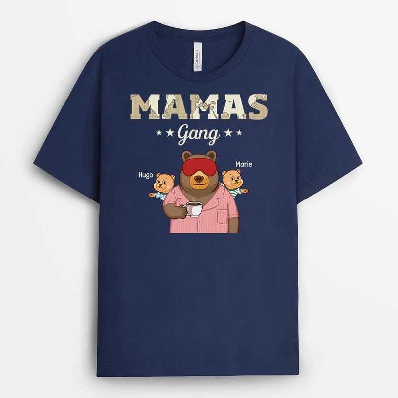 Opas/Papas Bande Bär Karte - Personalisiertes Geschenk | T-Shirt für Männer