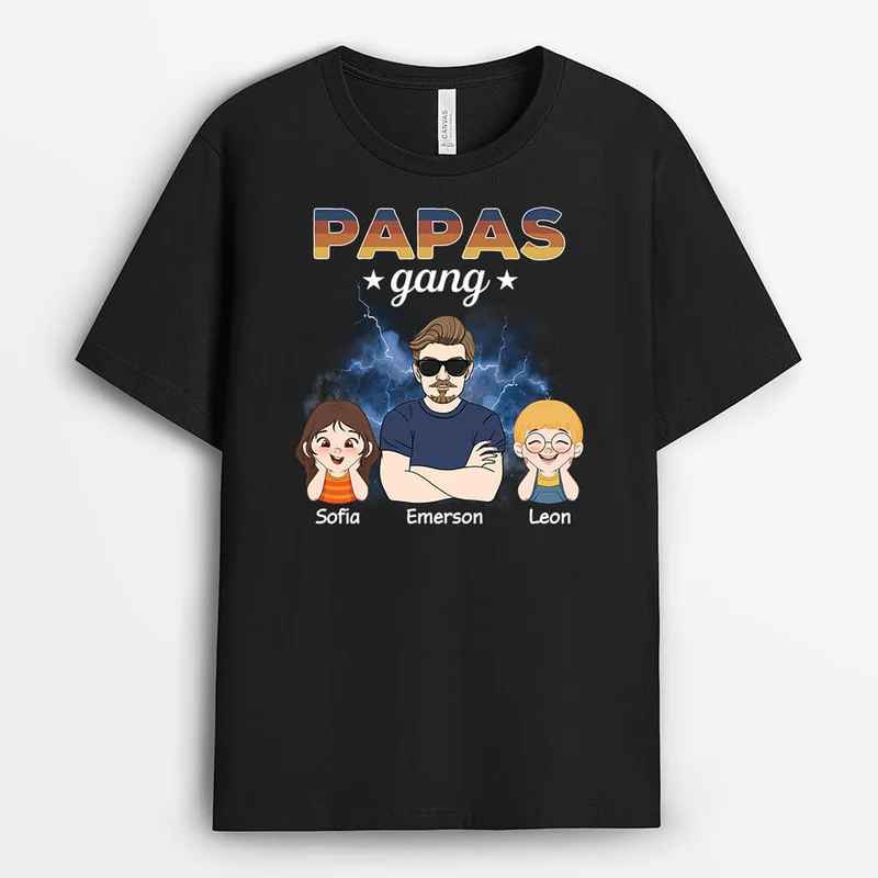 Opas/Papas Bande - Personalisiertes Geschenk | T-shirt für Männer