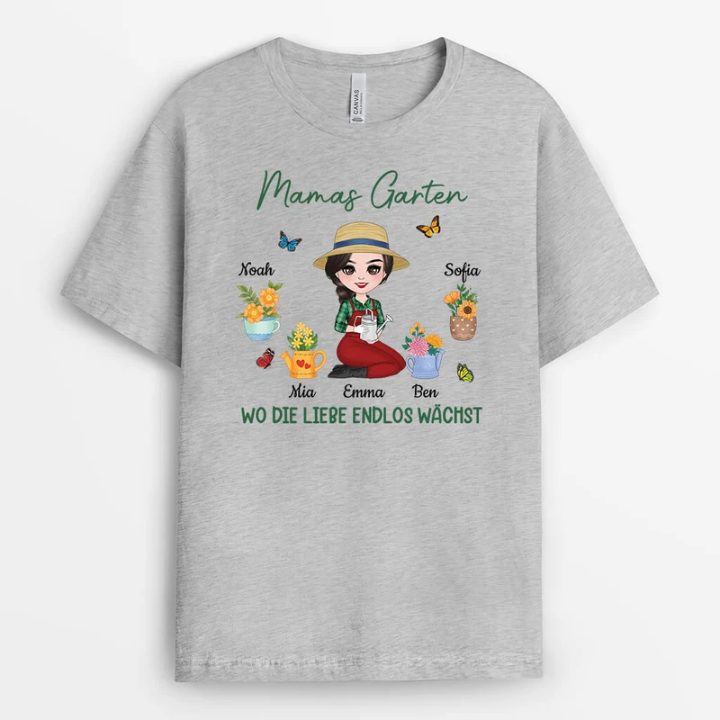 Omas Garten - Personalisiertes Geschenk | T-shirt für Mamas