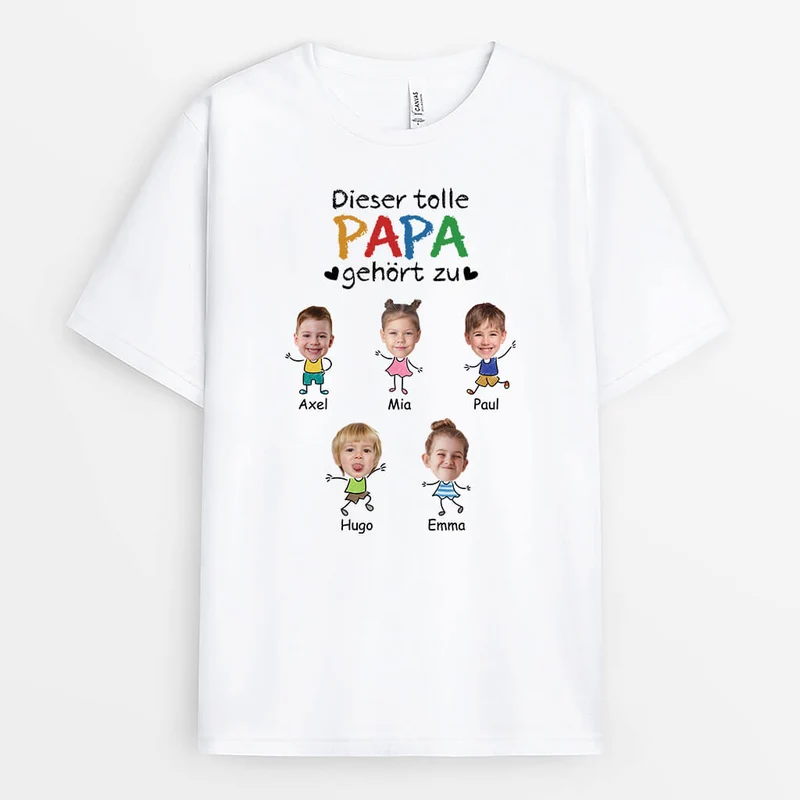 Diese Opa Gehört Zu - Personalisiertes Geschenk | T-shirt für Opas