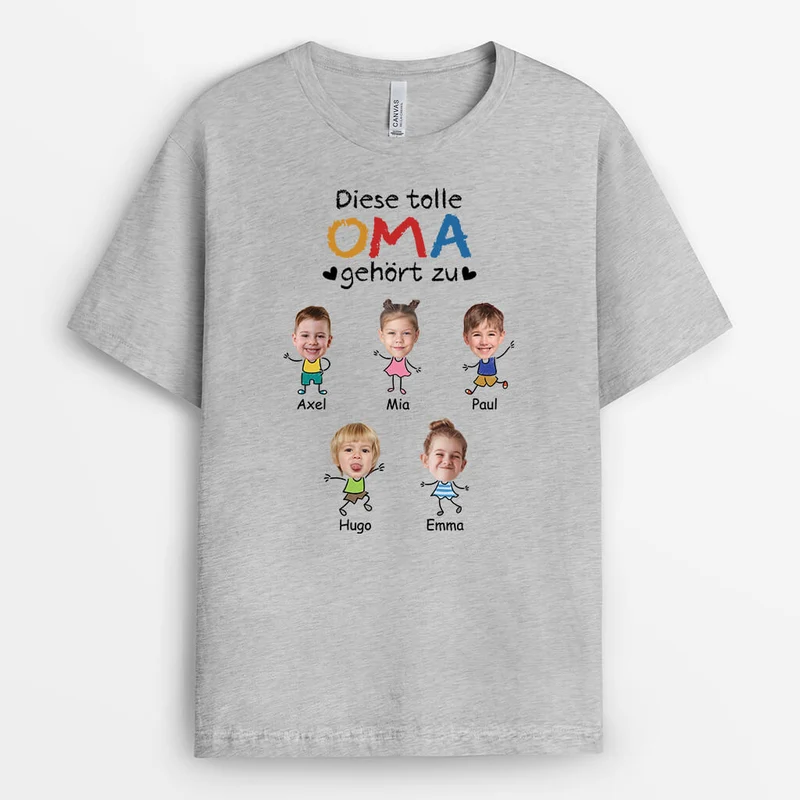 Diese Oma Gehört Zu - Personalisiertes Geschenk | T-shirt für Omas