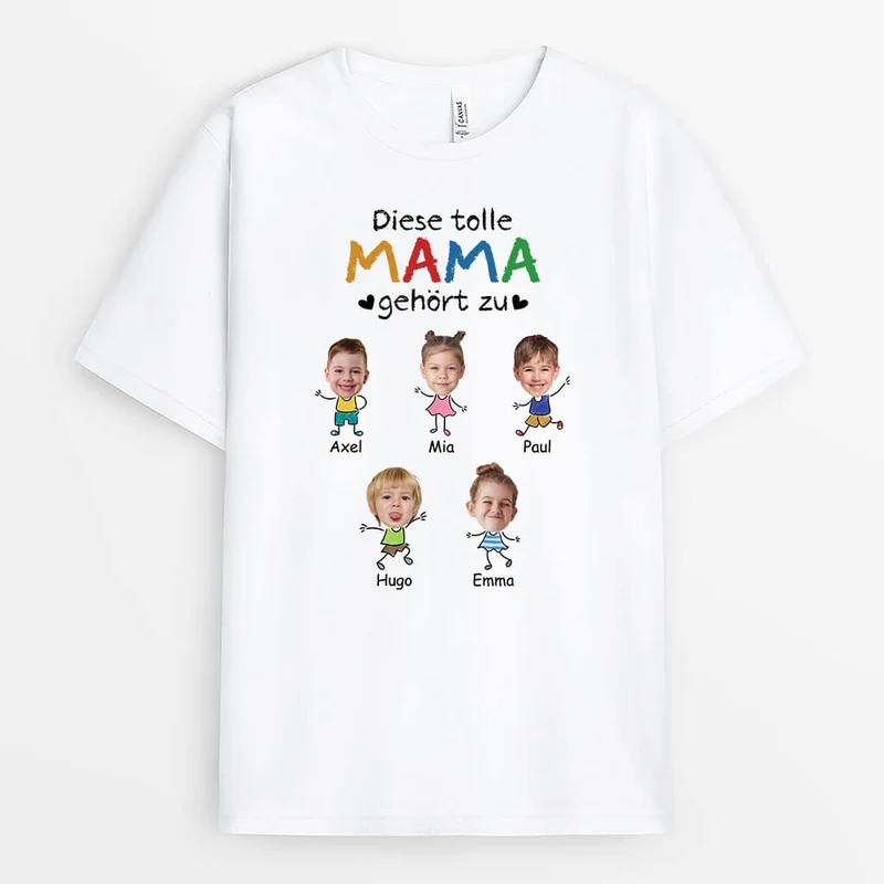 Diese Oma Gehört Zu - Personalisiertes Geschenk | T-shirt für Omas