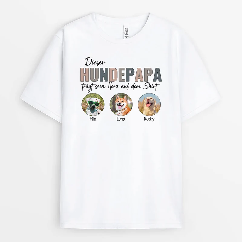 Diese Katzenmama/Katzenpapa Trägt Ihr/Sein Herz Auf Dem Shirt - Personalisiertes Geschenk | T-shirt für Katzenliebhaber