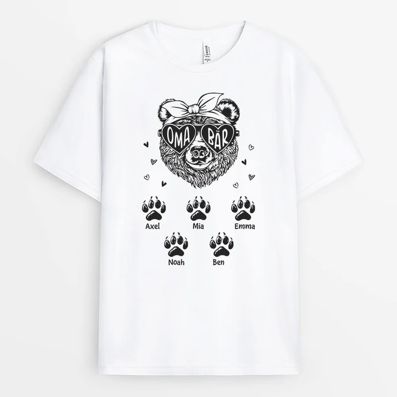 Mama Bär - Personalisiertes Geschenk | T-shirt für Mamas