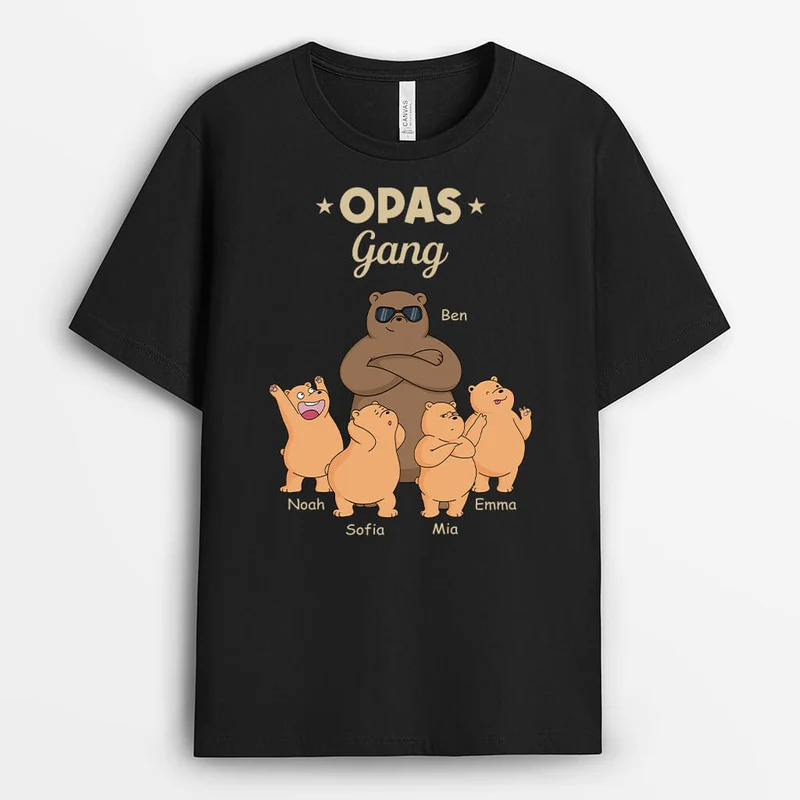 Mamas/Omas Bande Bär - Personalisiertes Geschenk | T-shirt für Mamas