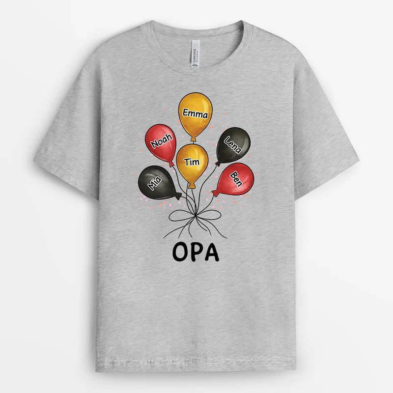 Ballon Papa - Personalisiertes Geschenk | T-shirt für Papas
