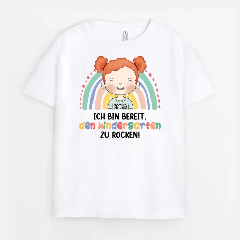 Ich Bin Bereit Kinder - Personalisiertes Geschenk | T-Shirt für Kinder