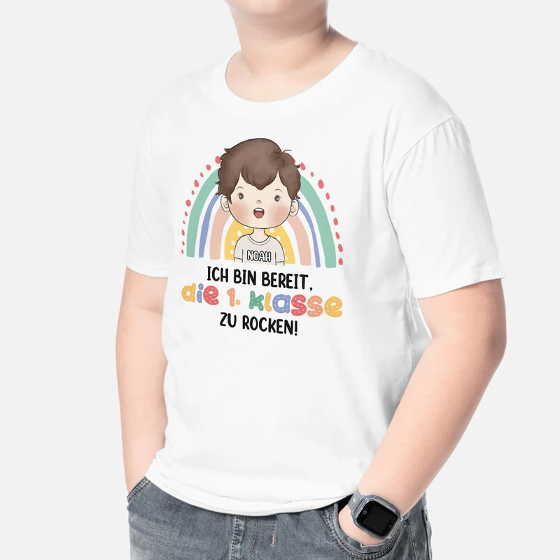 Ich Bin Bereit Kinder - Personalisiertes Geschenk | T-Shirt für Kinder