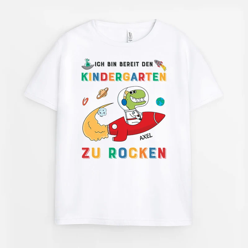 Ich Bin Bereit Kinder - Personalisiertes Geschenk | T-Shirt für Kinder