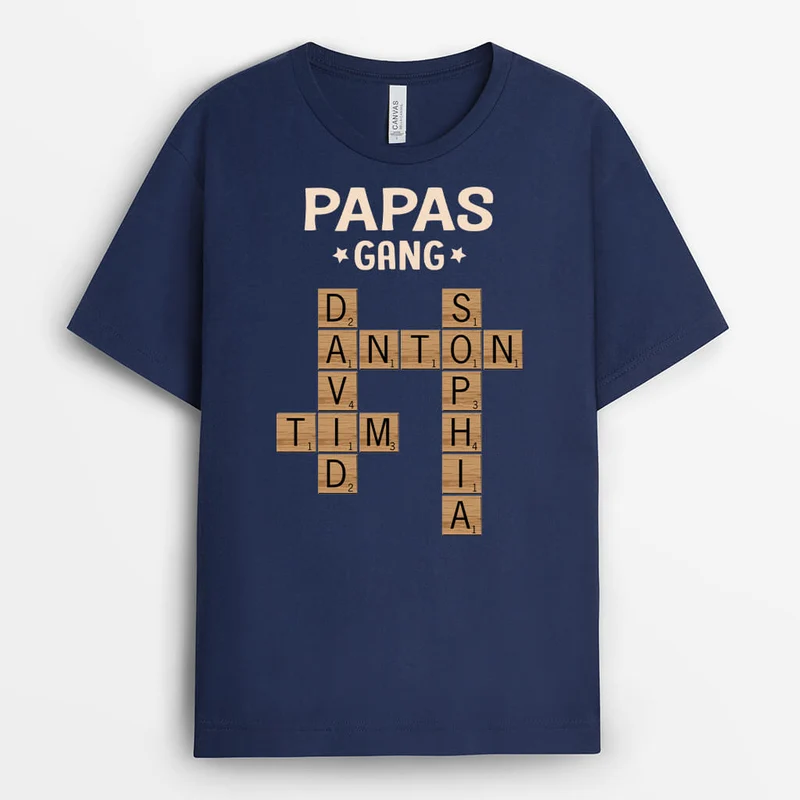 Opas Bande Puzzle - Personalisiertes Geschenk | T-Shirt für Opas