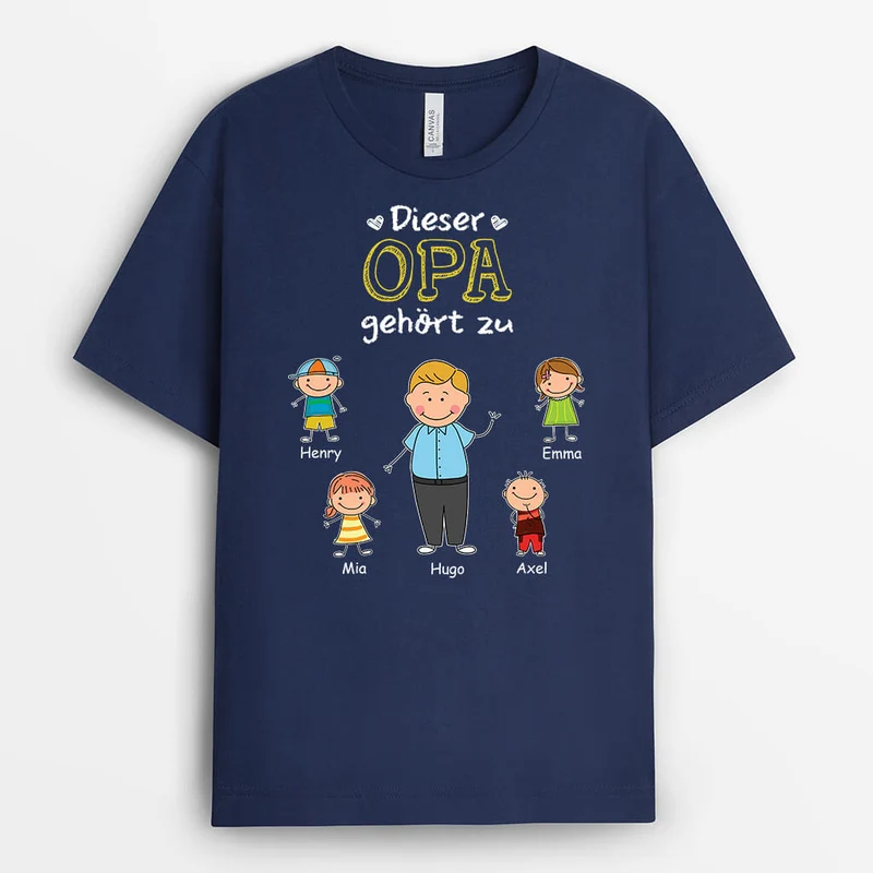 Diese Oma Gehört Zu - Personalisiertes Geschenk | T-shirt für Omas