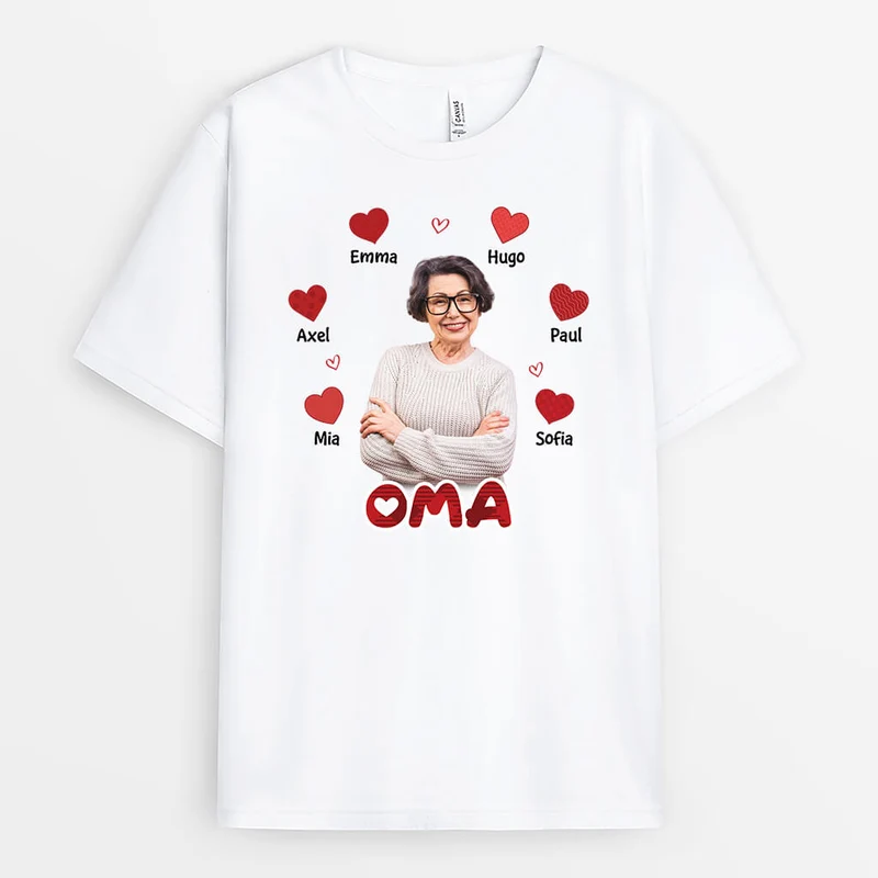 Oma/Mama - Personalisiertes Geschenk | T-shirt für Frauen