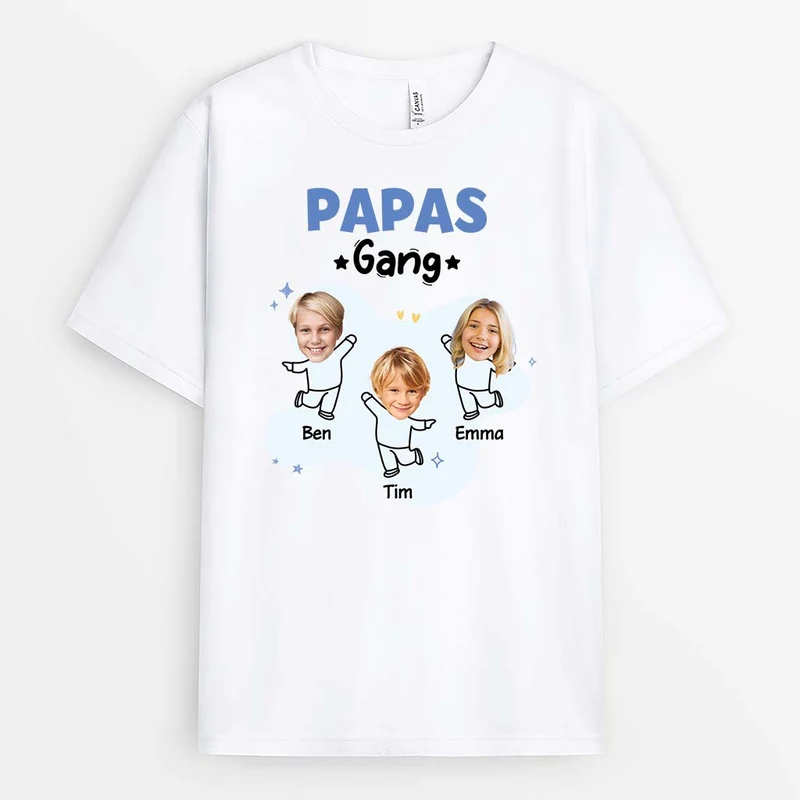 Papas/Opas Bande - Personalisiertes Geschenk | T-Shirt für Herren
