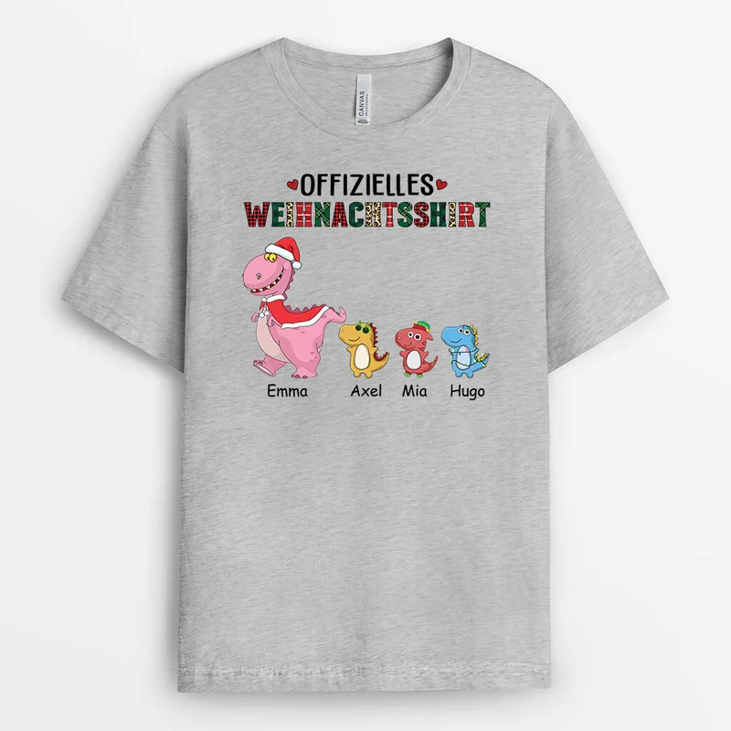 Offizielles Weihnachtsshirt - Personalisiertes Geschenk | T-shirt für die Familie